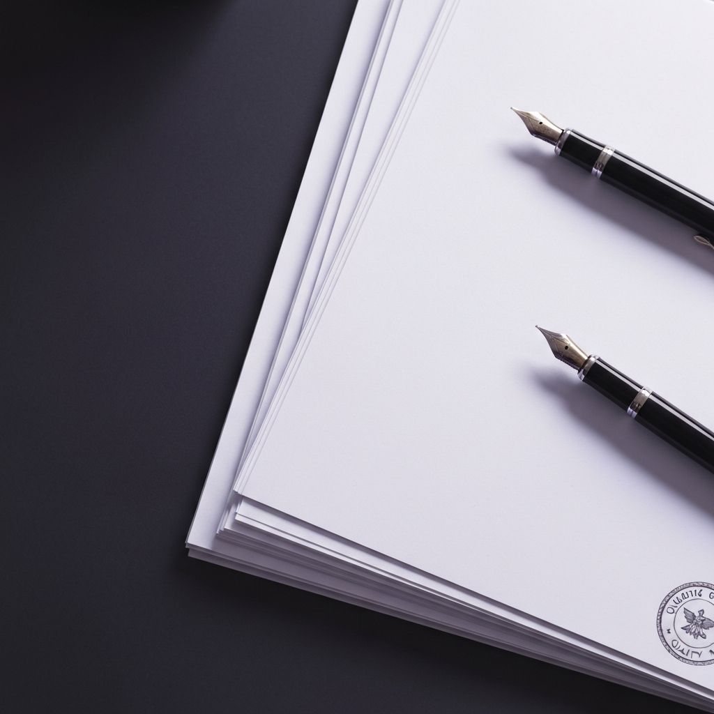 Medical device quality-management documentation on a desk